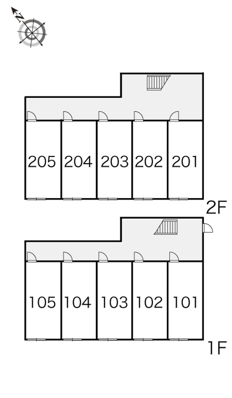 レオパレスステーション　ちとせ 間取り配置図