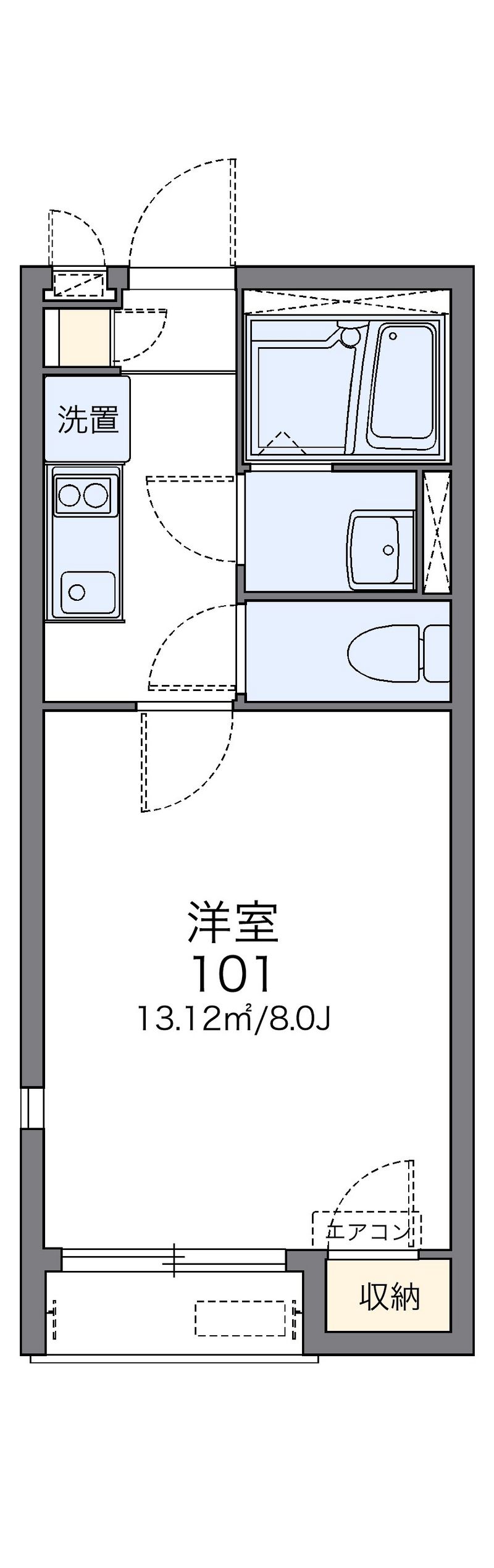 レオネクストライフ高坂 間取図
