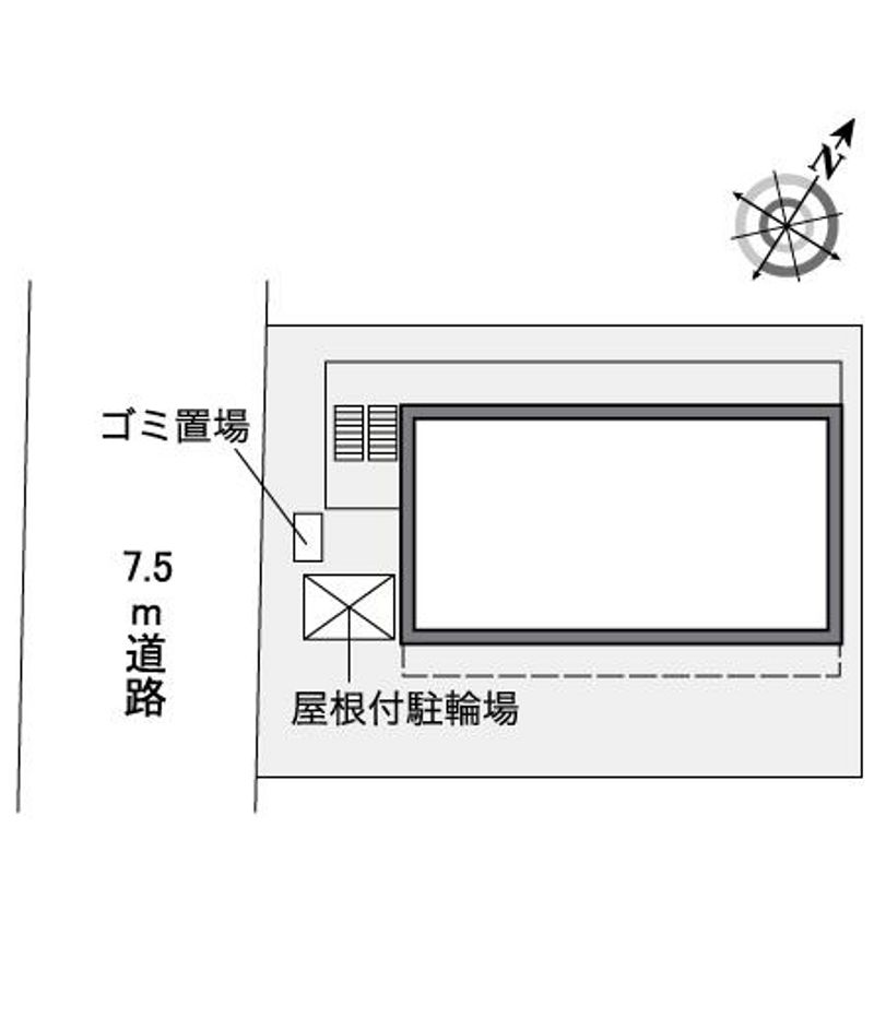 レオパレス東鷹 配置図
