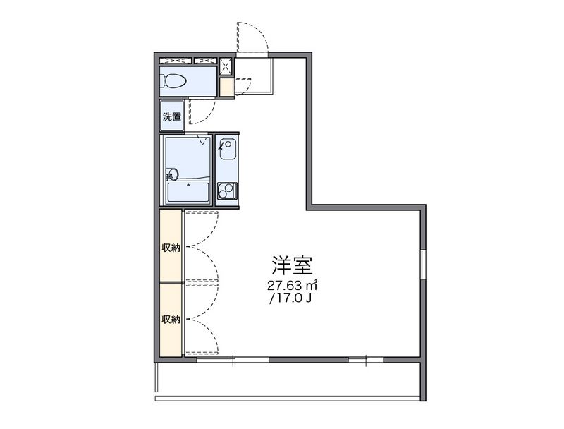レオパレスソフィア 間取図