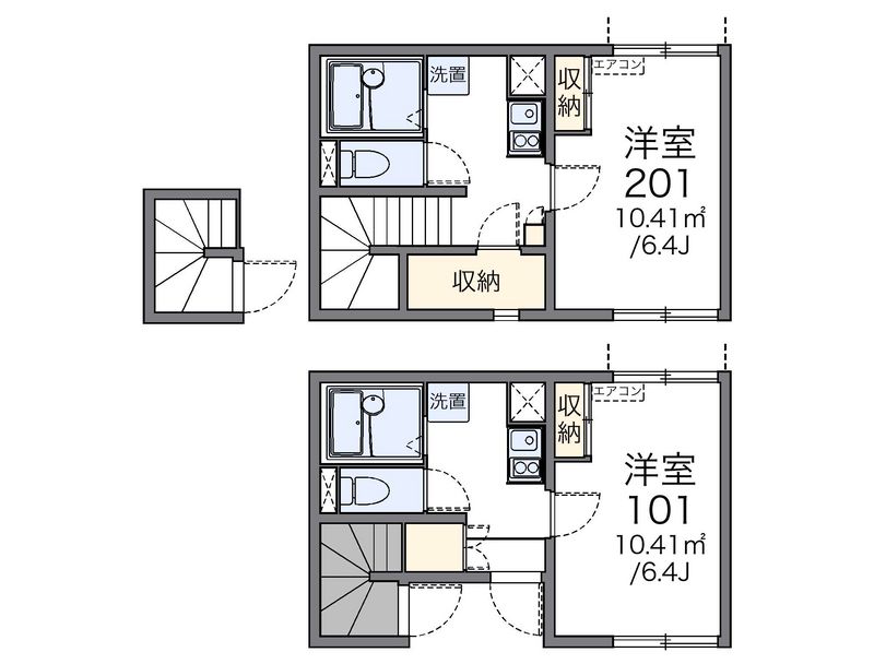 レオネクスト壽　２０１０ 間取図