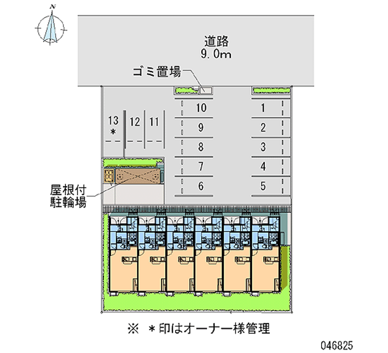 46825 Monthly parking lot