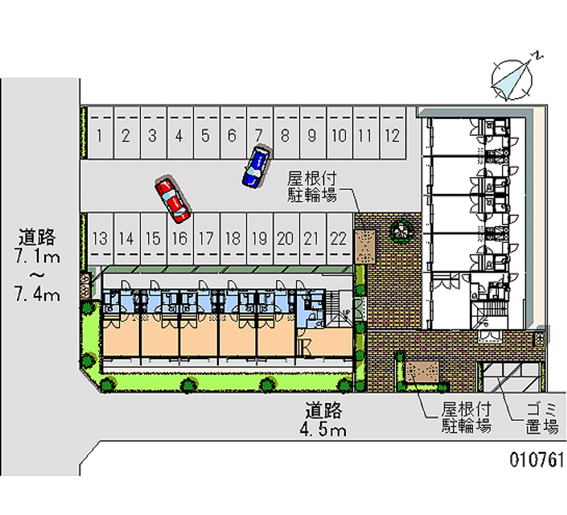 10761 Monthly parking lot