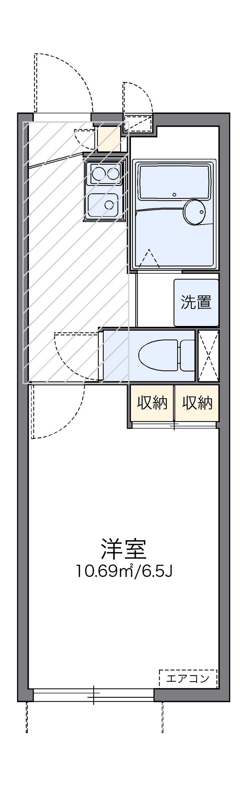 レオパレス宮本相久 間取図