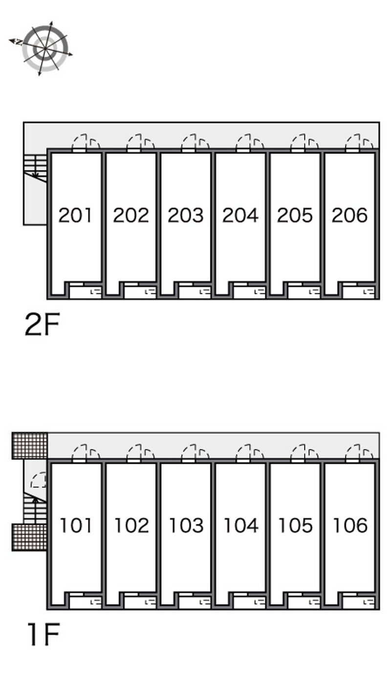 レオネクストデルフィⅡ 間取配置図