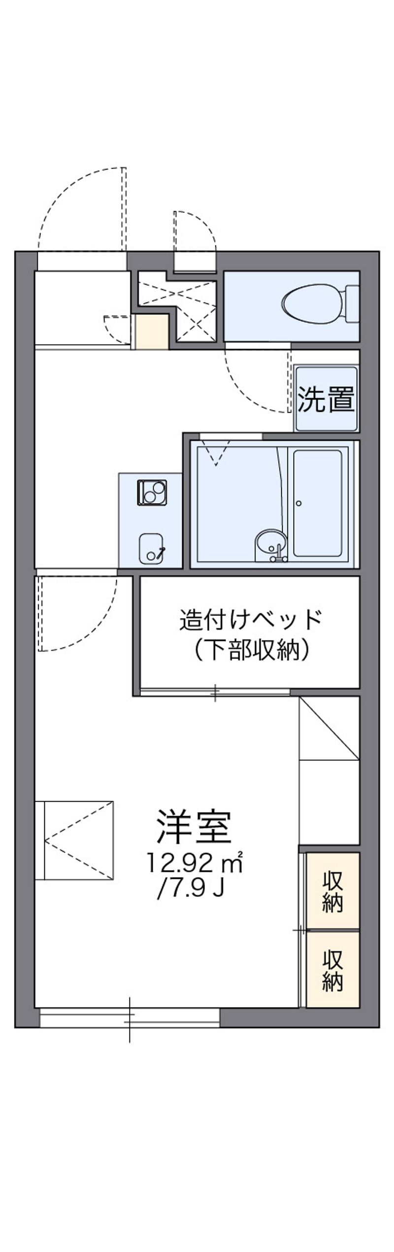 レオパレスｆｌｏｒａⅢ 間取図