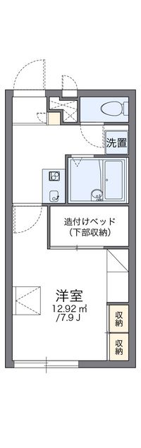 レオパレスｆｌｏｒａⅢ 間取り図