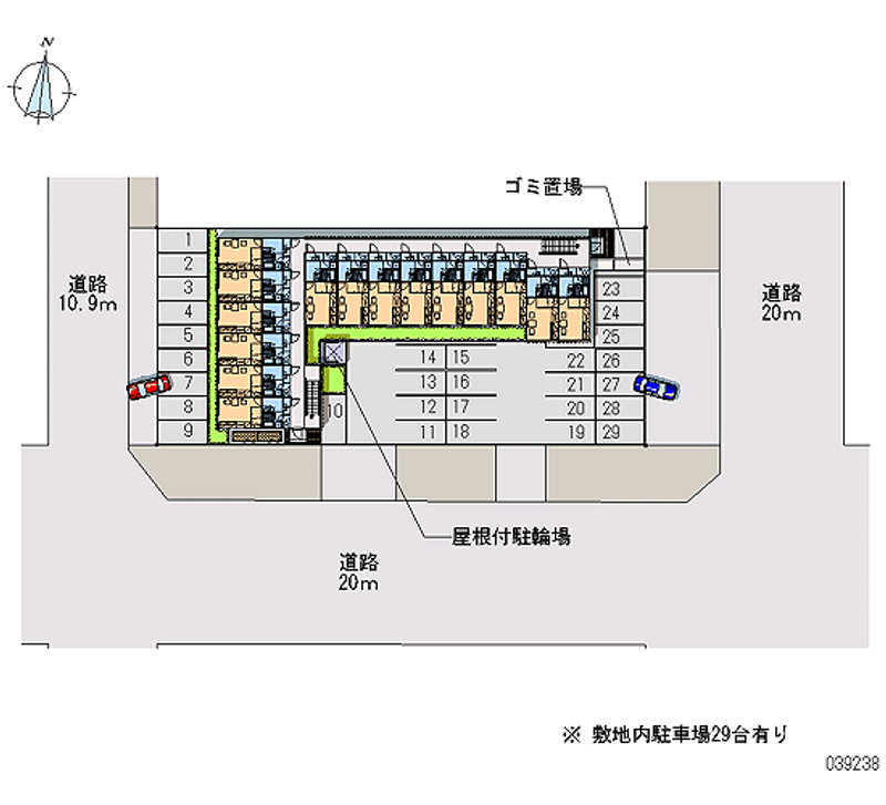 39238 Monthly parking lot