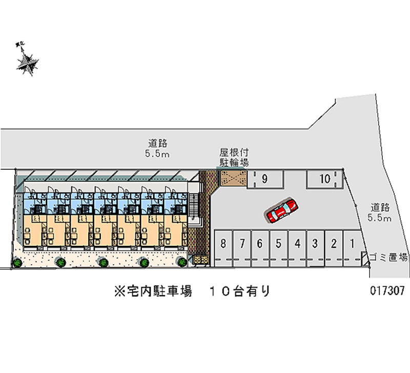 レオパレス神町 月極駐車場