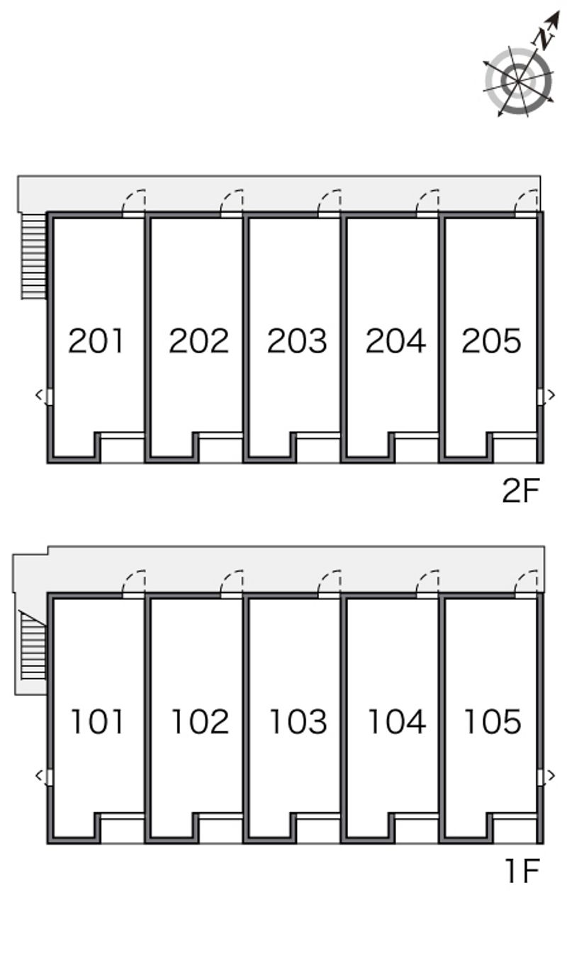 レオネクストヴァルハラⅡ 間取配置図