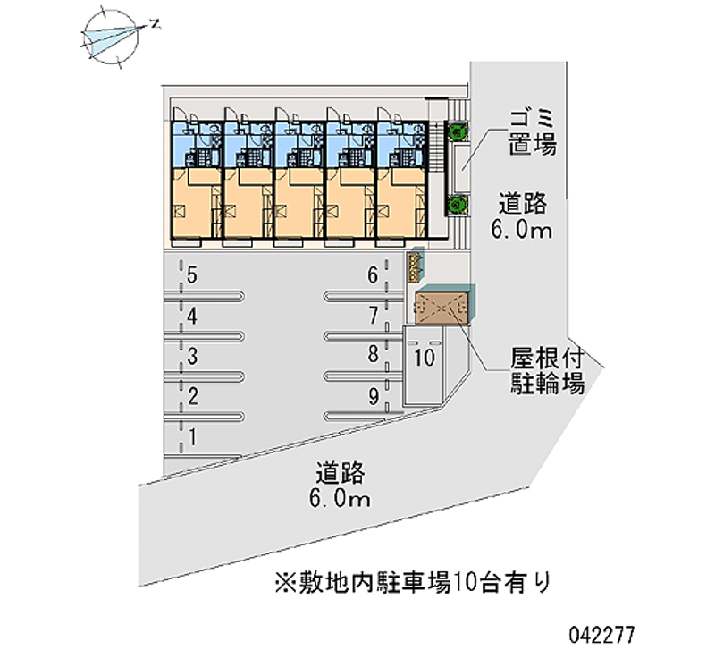 レオパレスフルール長浦 月極駐車場