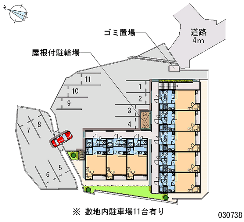 30738月租停車場