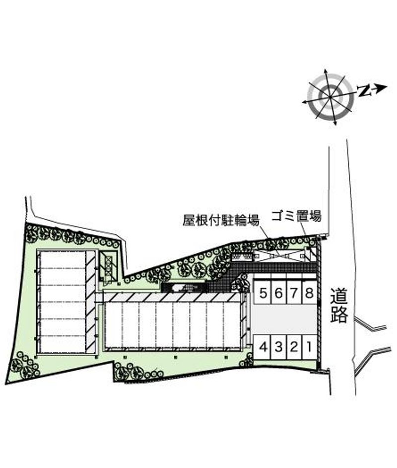 レオパレス花園 配置図