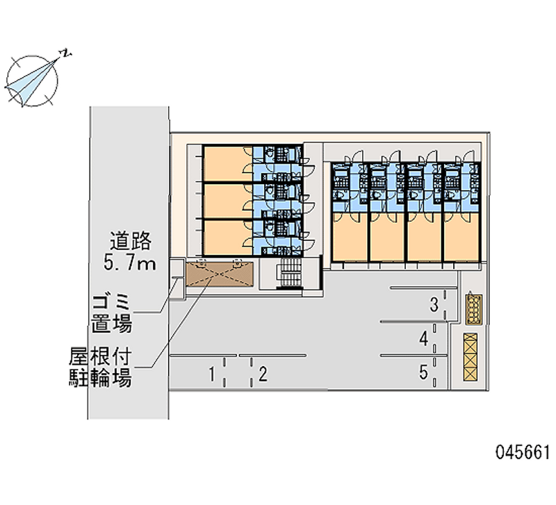 レオパレス平尾 区画図