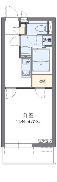 クレイノ粉浜 間取り図