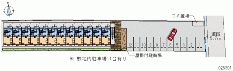 25391月租停車場