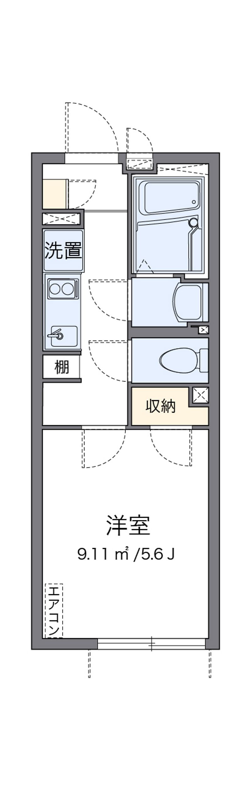クレイノカサ　リリオⅢ 間取図