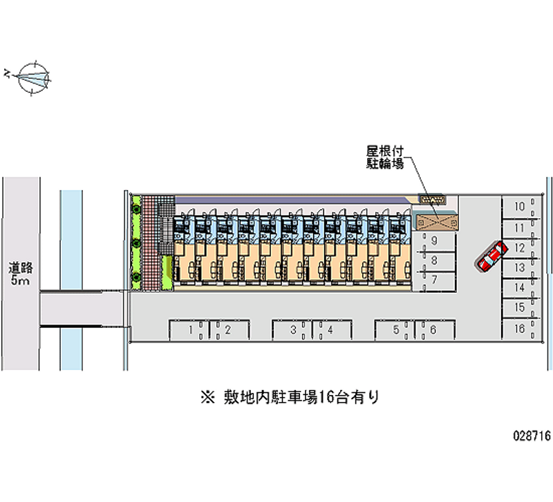 28716 Monthly parking lot