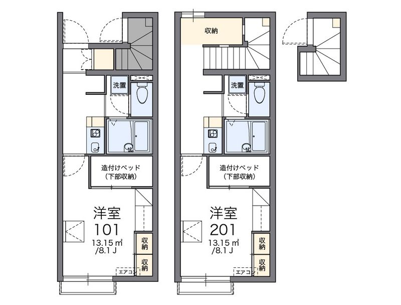 レオパレスＴＡＫＵＪＩ 間取図