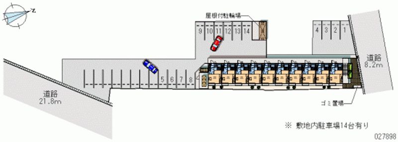 レオパレスバロン 月極駐車場