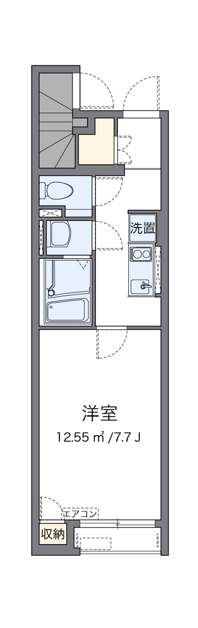 クレイノグレイス長府 間取図