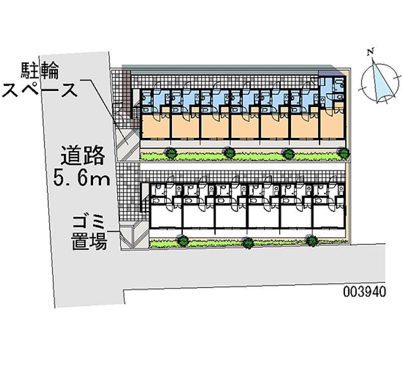レオパレス中野第６ 区画図