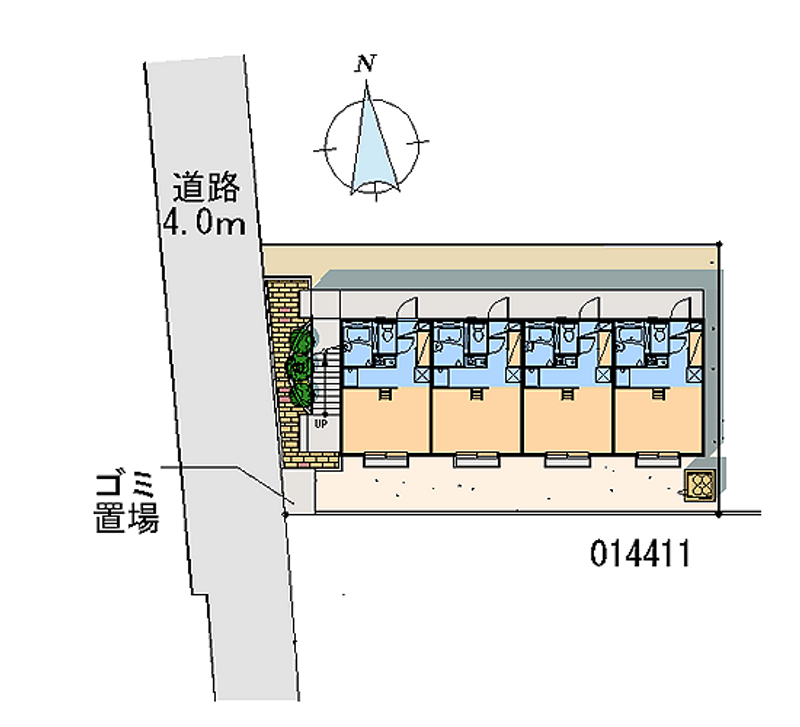 レオパレスプラクトピア 区画図