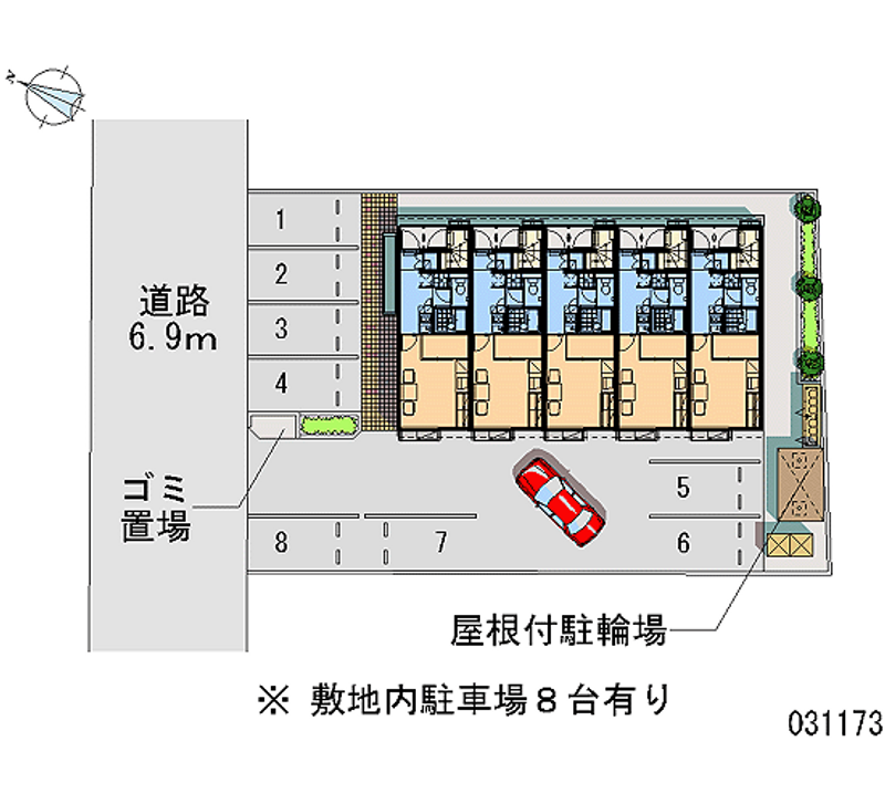 レオパレスチャオ泉 月極駐車場