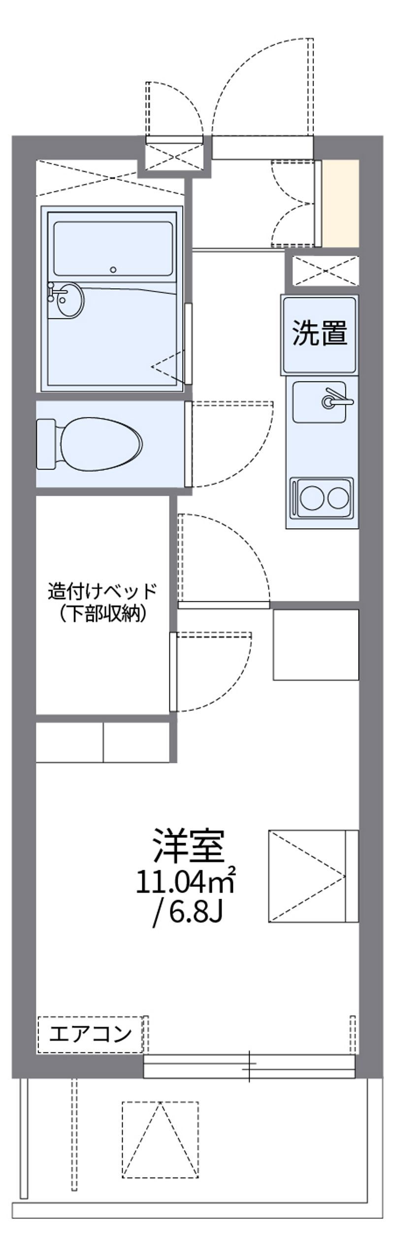 レオパレス萬市 間取り