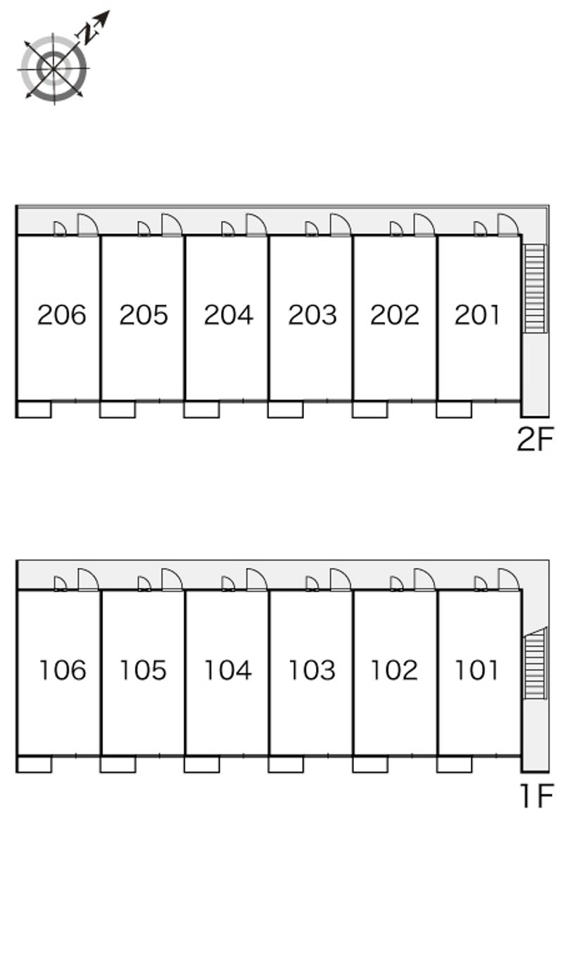 レオパレスグリーンアベニュー 間取り配置図