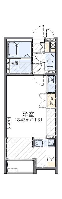 レオネクストステラレガーミ 間取り図