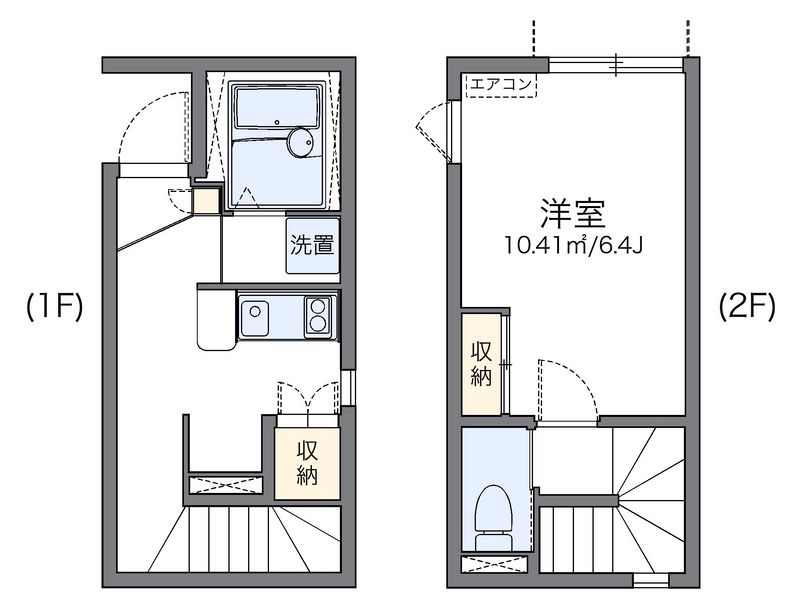 レオネクストＭＡＹＵＭＩ 間取図