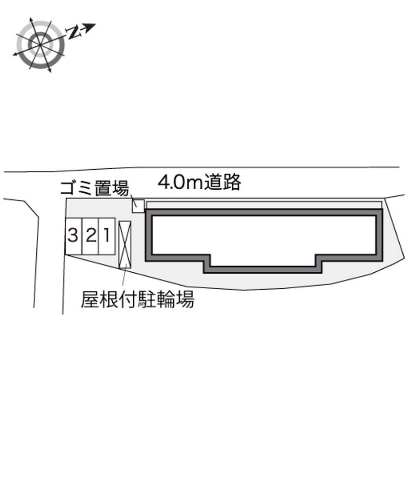レオパレスＫＯＳＥＮ 配置図