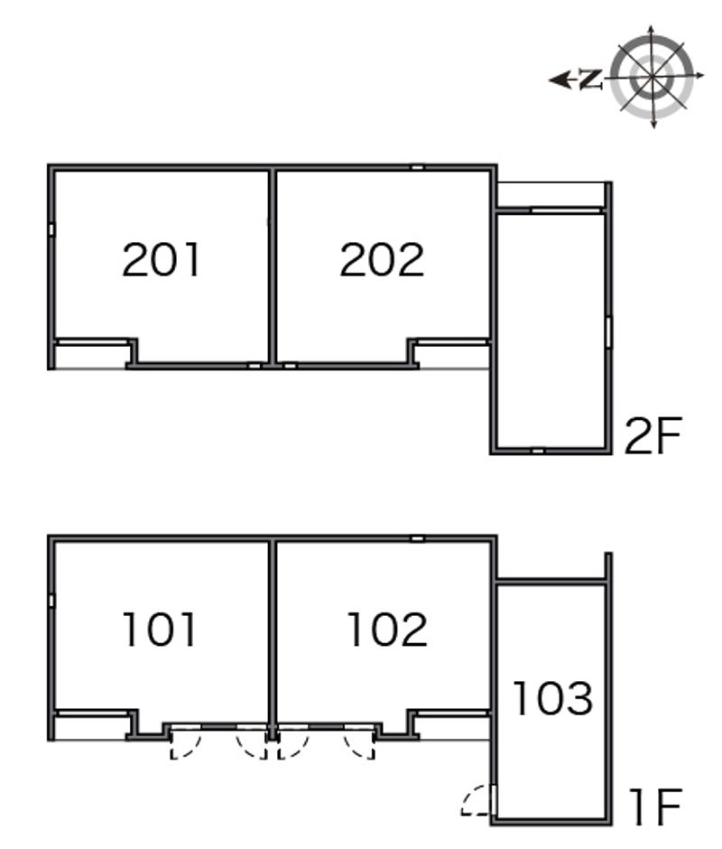レオネクストフラッツ　ケイ 間取配置図