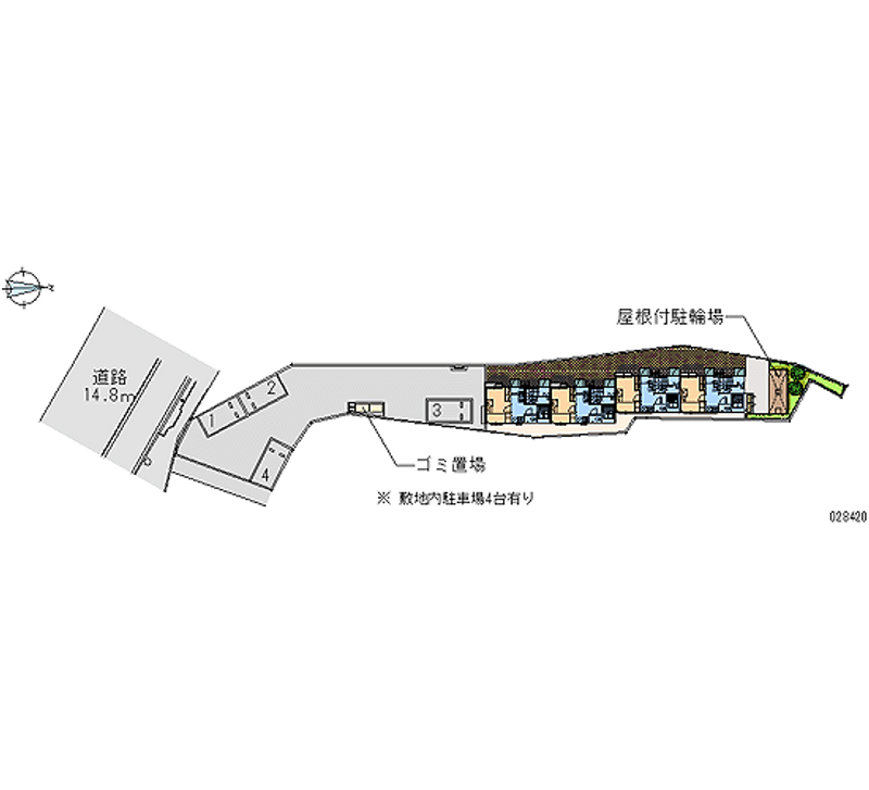 レオパレスカサベルテ 月極駐車場