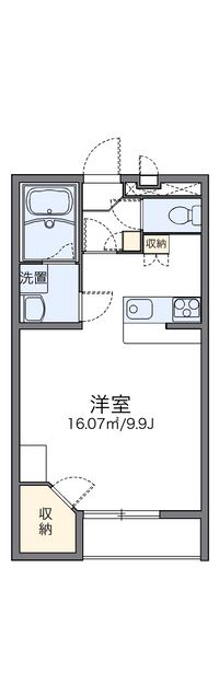 レオパレスプレミール 間取り図