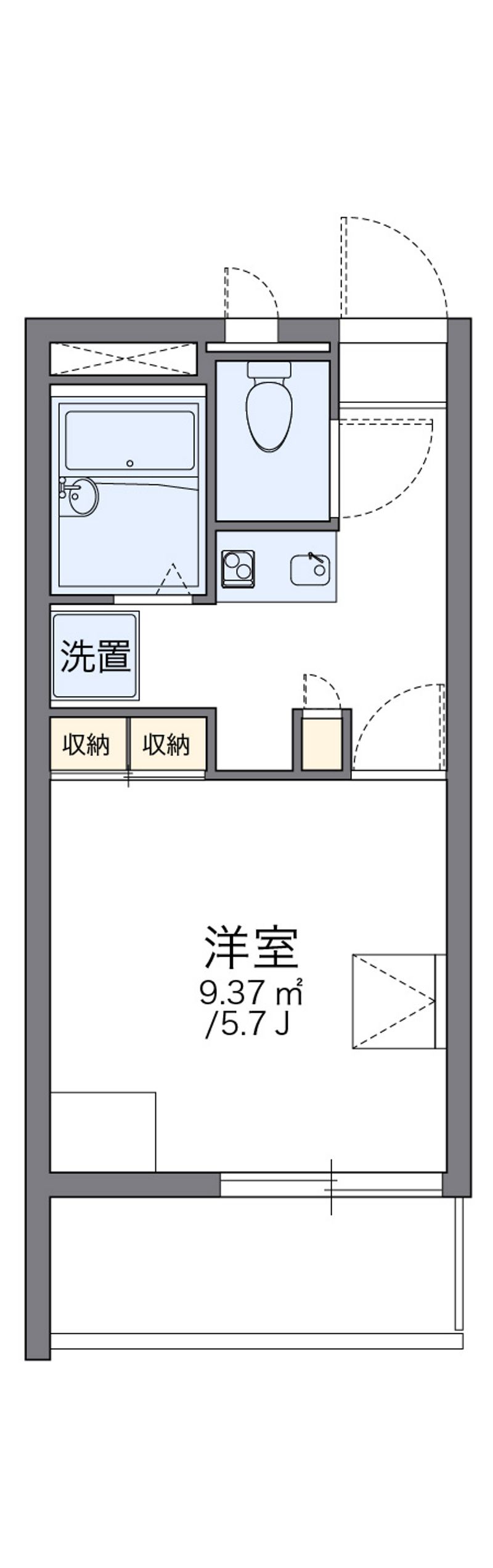 レオパレス千石西 間取図
