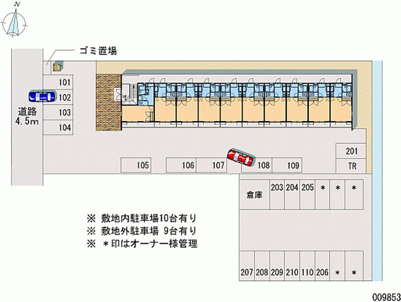 09853 Monthly parking lot