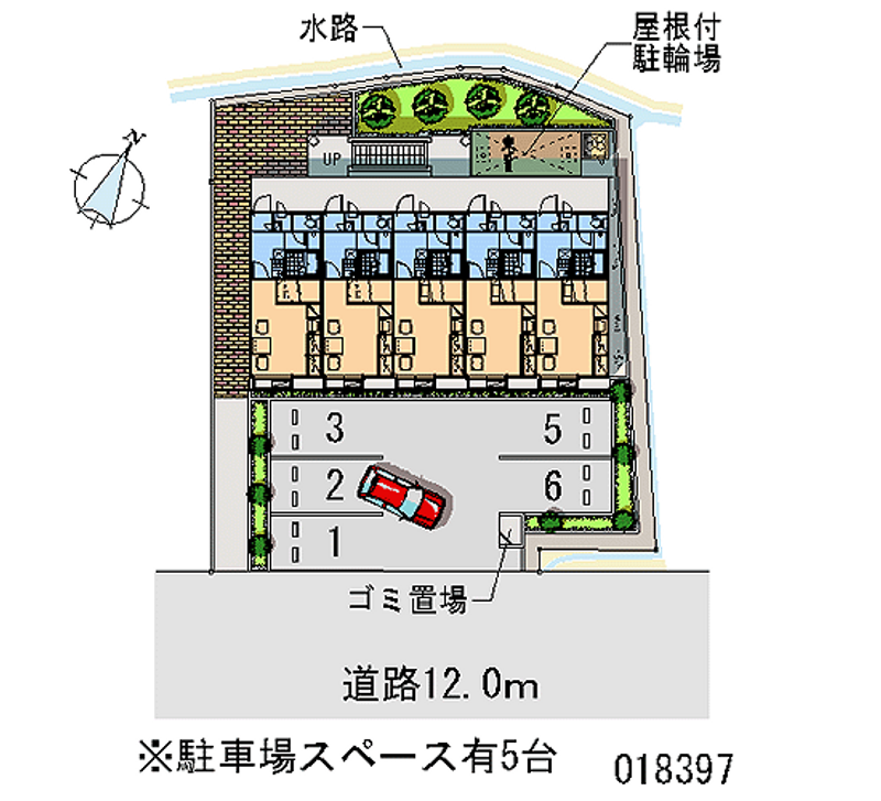 レオパレスサンヒルズ旭耀 月極駐車場