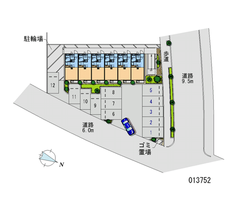 13752月租停車場