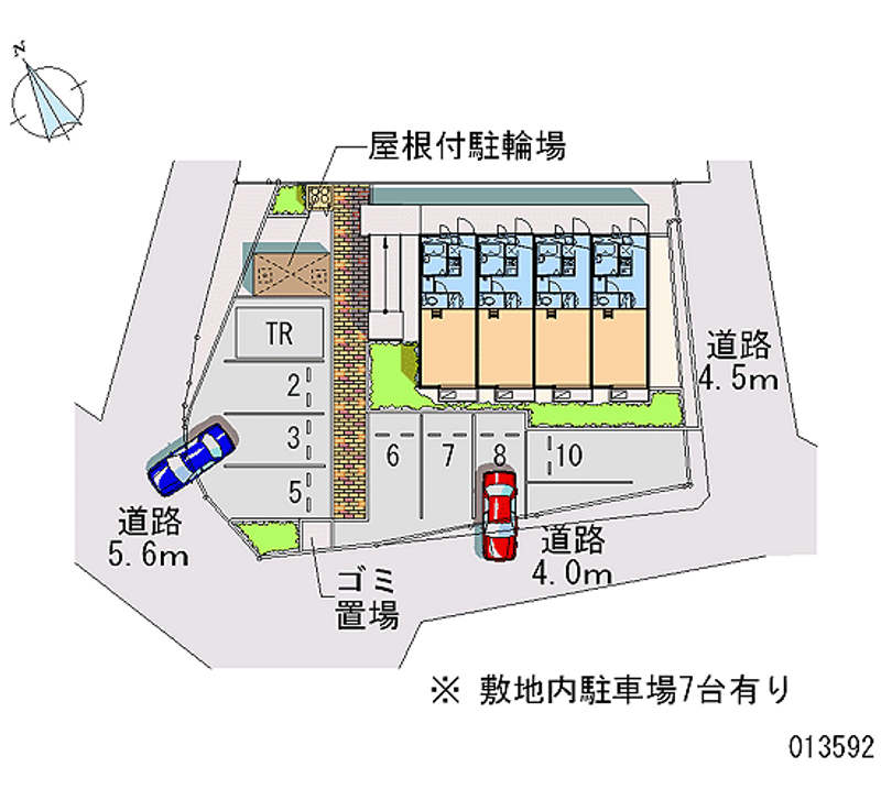 13592 Monthly parking lot