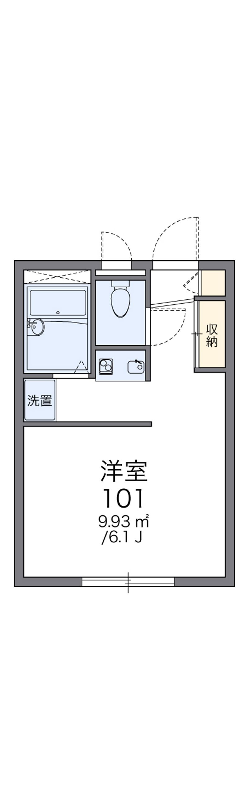 レオパレスＳＱＵＡＲＥ 間取図
