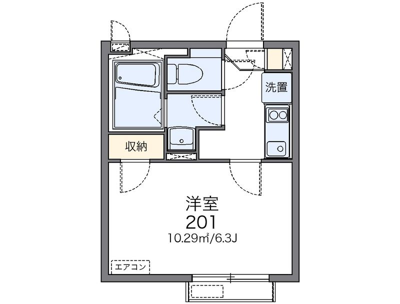 レオネクストたいようむら 間取図