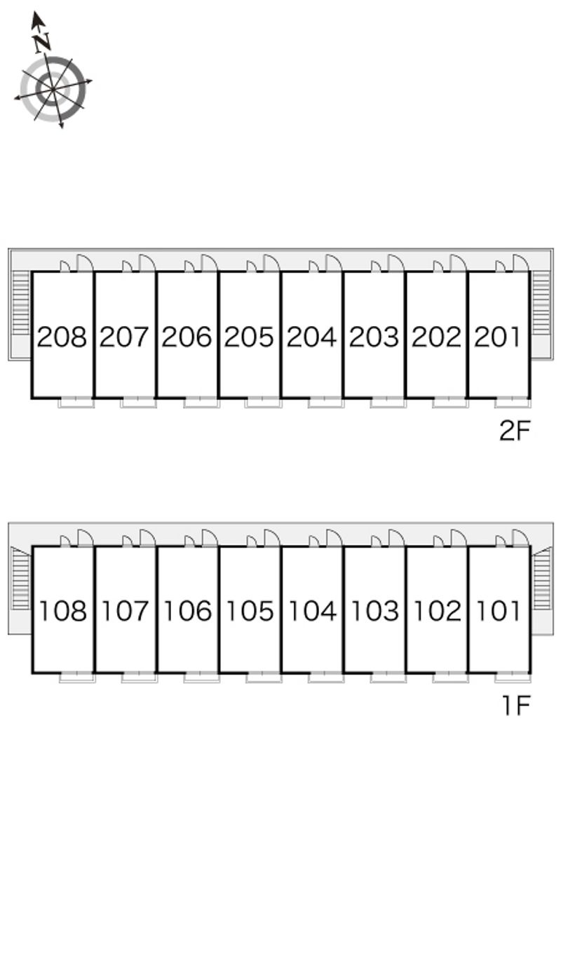 レオパレスエミネント 間取り配置図