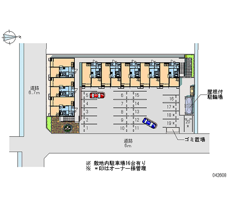 42608 Monthly parking lot