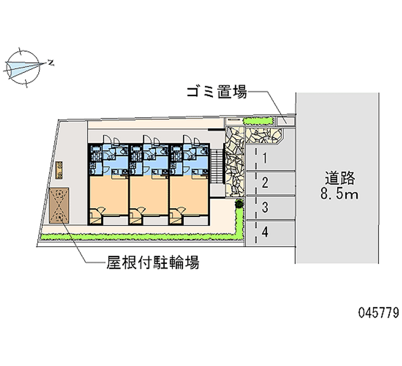 レオネクストフルールカレン 区画図