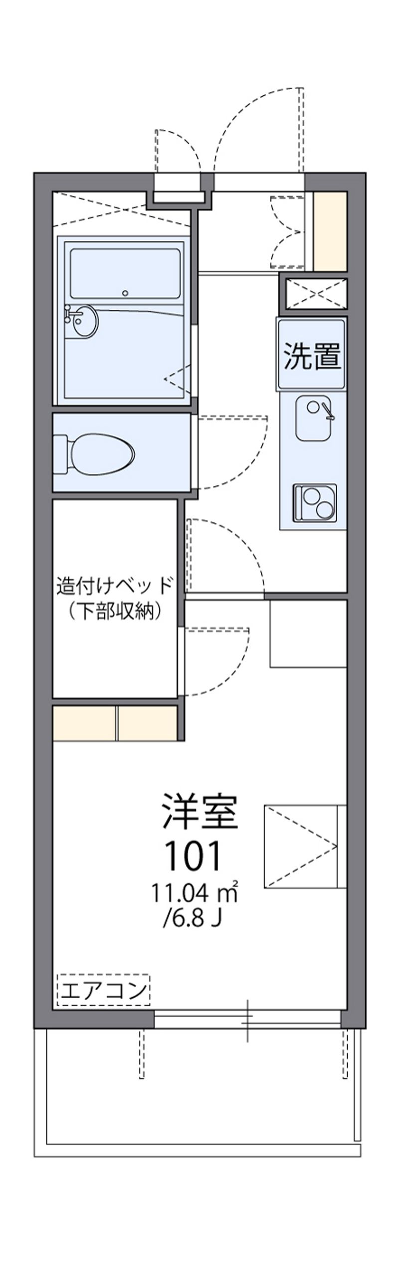 レオパレスＴＡＫＡ 間取図