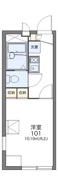 レオパレス海の公園 間取図