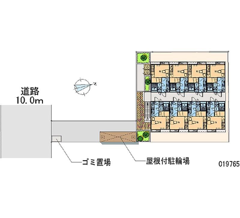 レオパレスルミエール 区画図