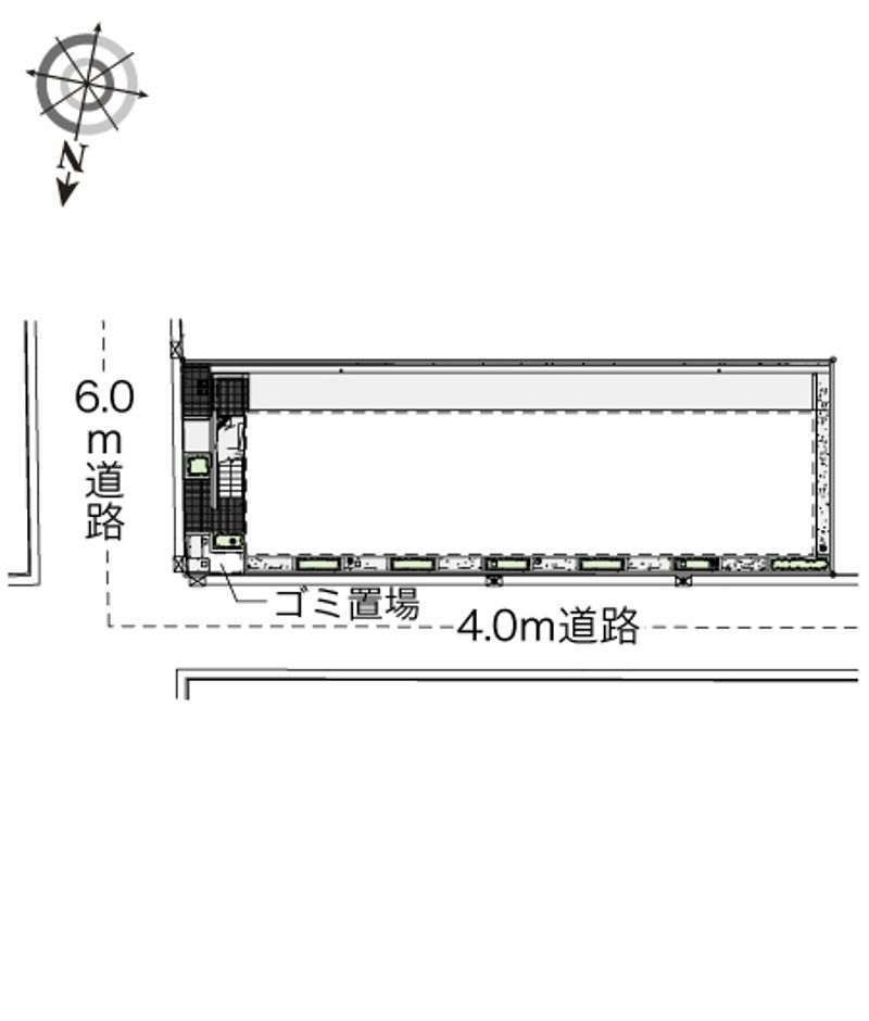 レオパレスＫＩＹＯＫＡＷＡ 配置図
